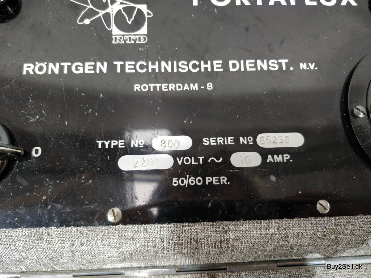 PORTAFLUX  Röntgen Technische Dienst Rotterdam-8 Type 800