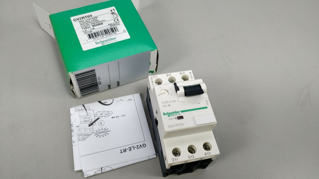 Schneider Electric GV2RT03 TeSys - 052059 0,25-0,4A