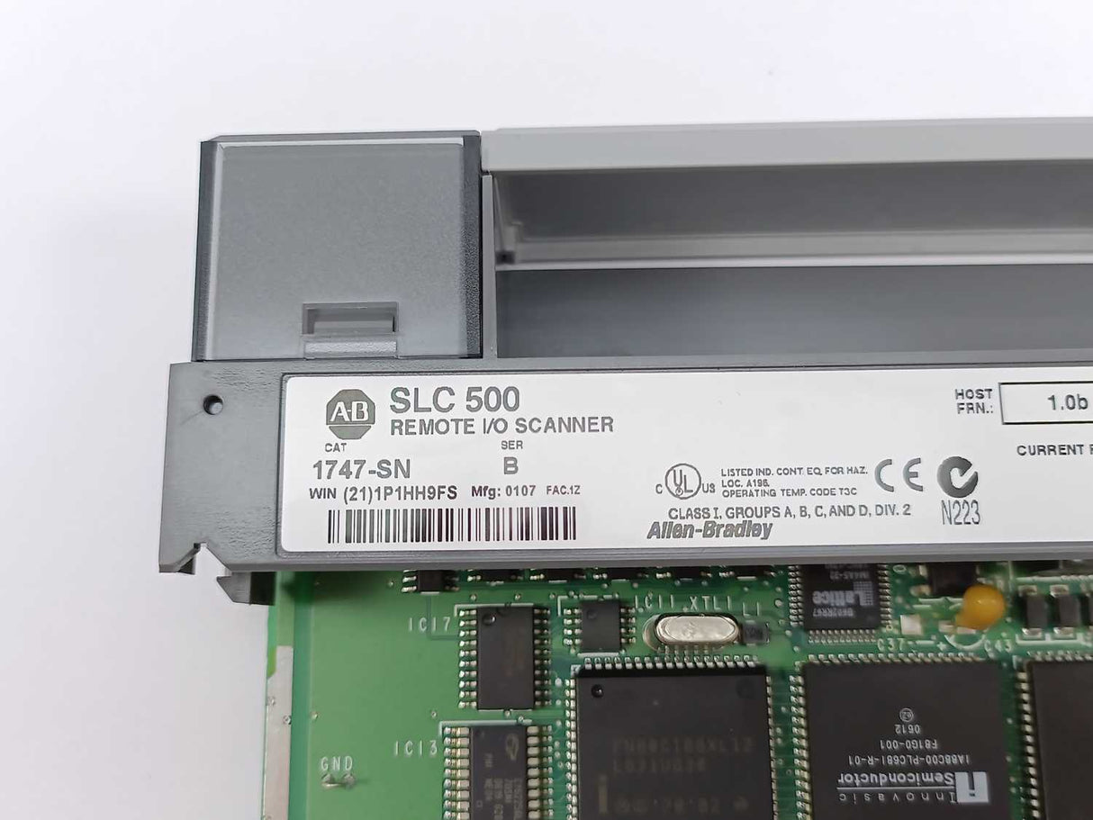 AB 1747-SN Ser. B SLC500 Remote I/O Scanner