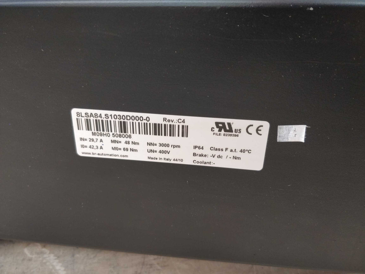 B&R Automation 8LSA84.S1030D000-0 Servomotor