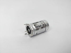 Philips  Capacitor 3300uF 25V 3 Pieces