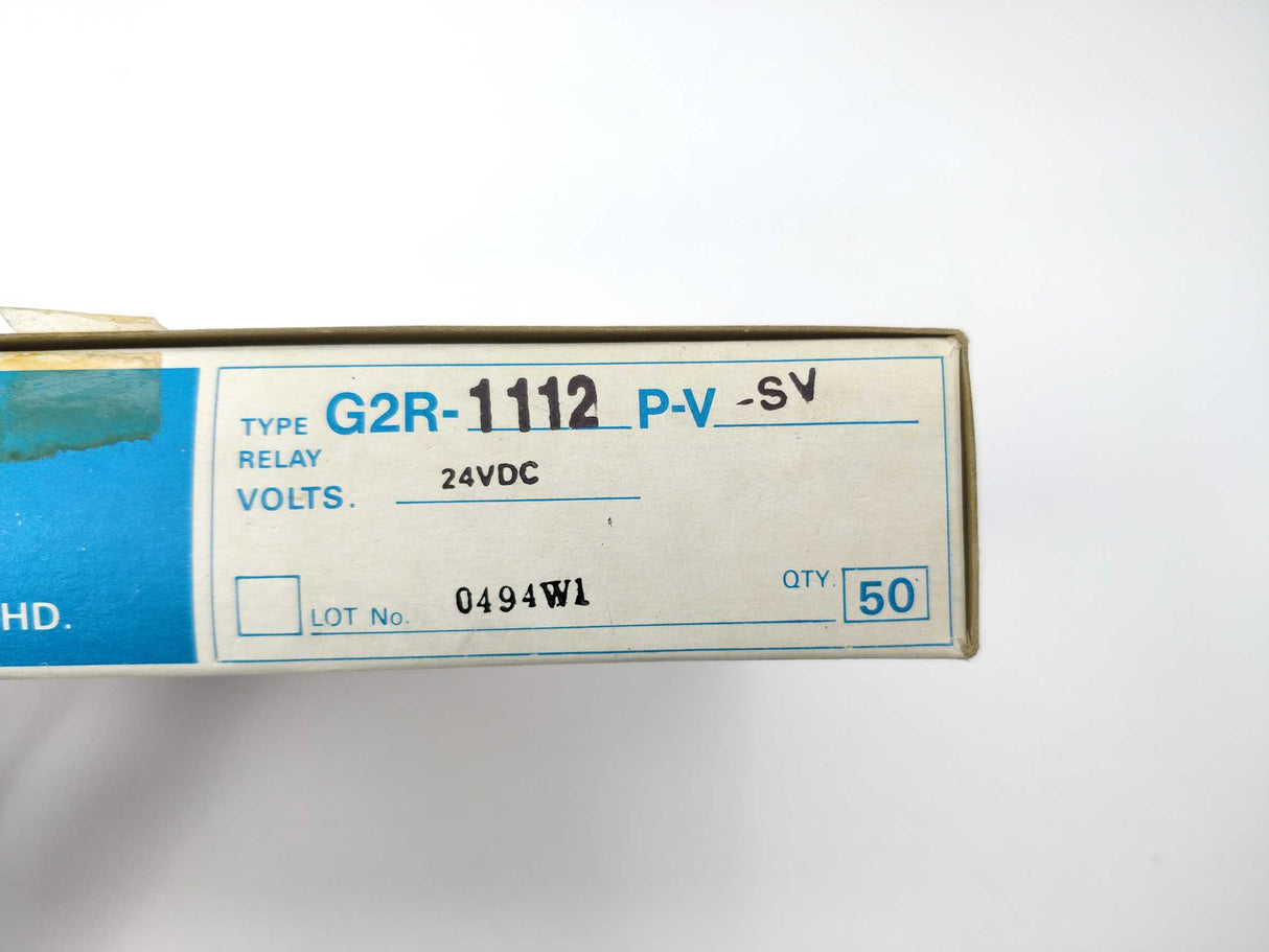 OMRON G2R-1112 P-V-SV 24VDC