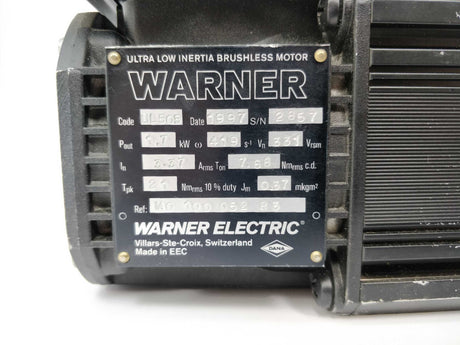 WARNER UL505 1.7kW MO 100 052 R3 Used