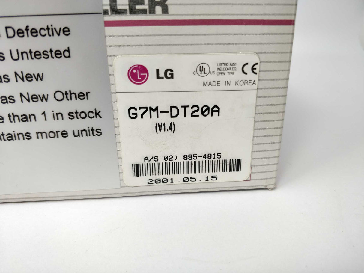 LG G7M-DT20A Programmable logic controller