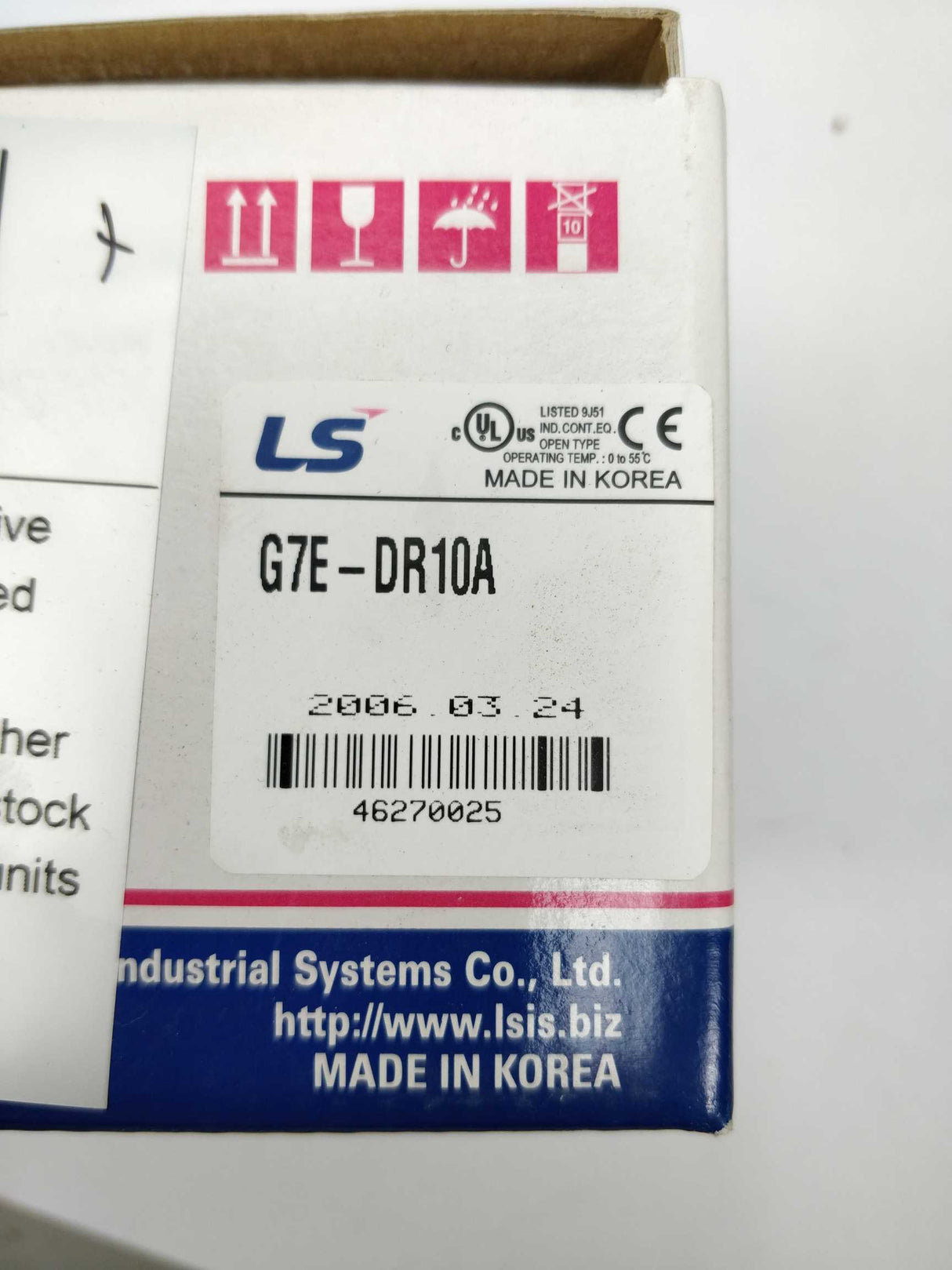 LS G7E-DR10A programmable logic controller