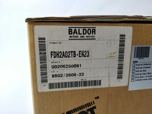 BALDOR FDH2A02TB-EN23 FDII-230V/2.5A/24V/DB/Enc