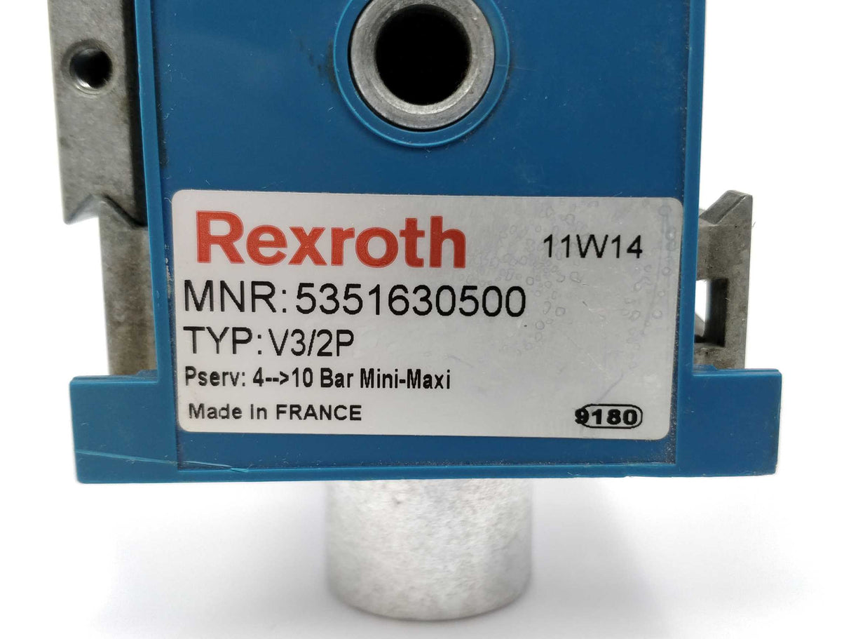 Bosch Rexroth 5351630500 V3/2P Pressure Regulator 4 --> 10 Bar Mini-Maxi