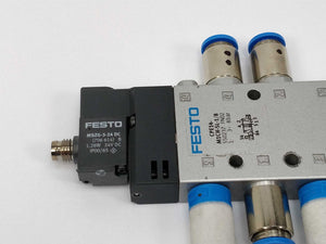 Festo 550237 CPE14-M1CH-5L-1/8 with 706614 MSZG-3-24 DC