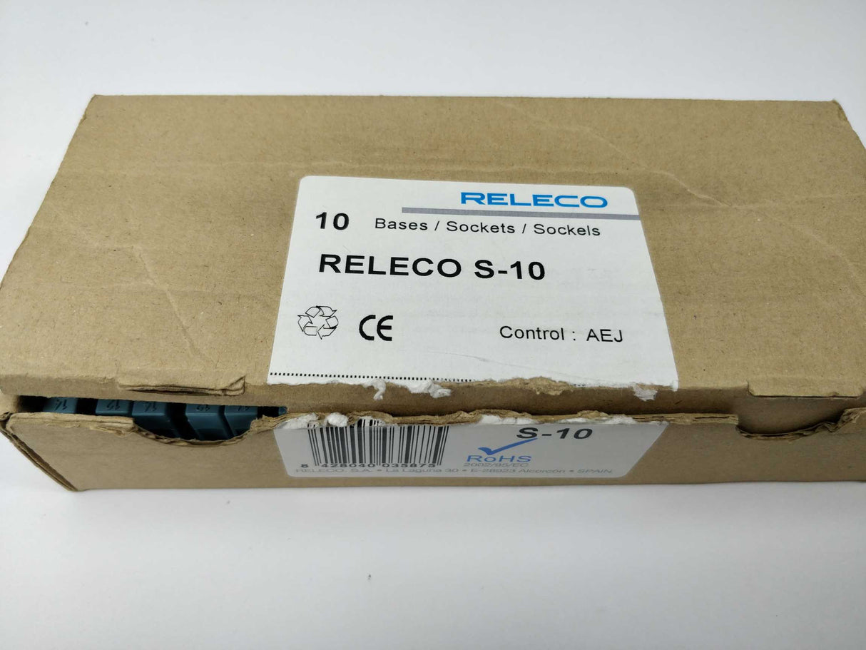 RELECO S-10 Relay Socket Pack of 10