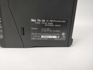 Idec PF3S-N16B FA-3S DC input