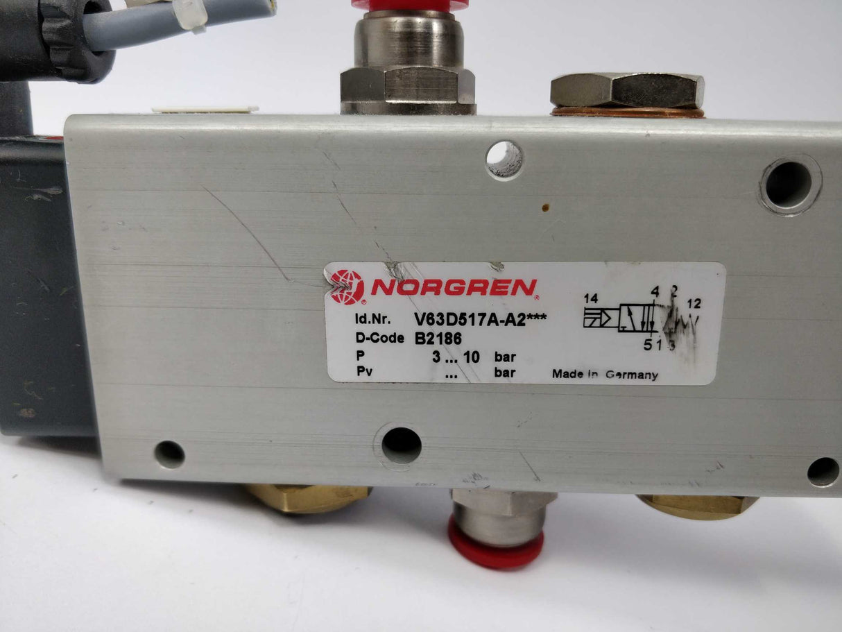 NORGREN V63D517A-A2*** Solenoid Valve 3...10bar