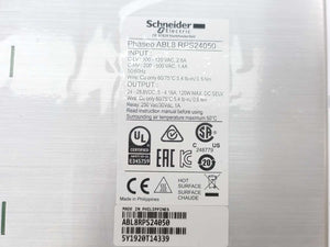 Schneider Electric ABL8RPS24050 Modicon switchmode POWER SUPPLY