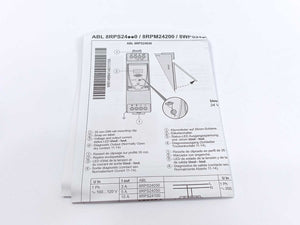 Schneider Electric ABL8RPS24050 Modicon switchmode POWER SUPPLY