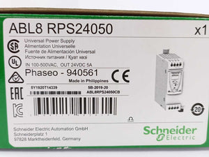 Schneider Electric ABL8RPS24050 Modicon switchmode POWER SUPPLY