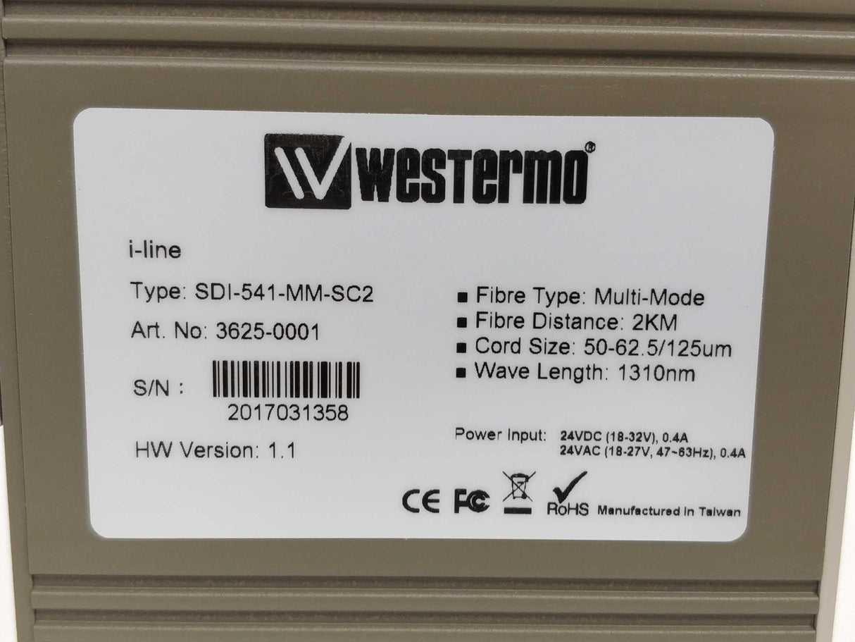 WESTERMO 3625-0001 SDI-541-MM-SC2