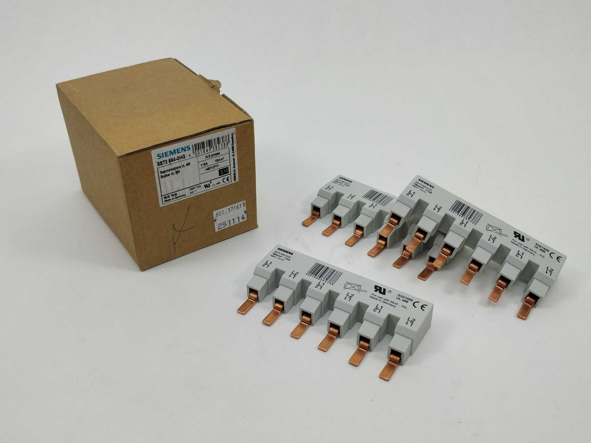 Siemens 5ST3664-0HG Busbar UL 489 3 Pcs.