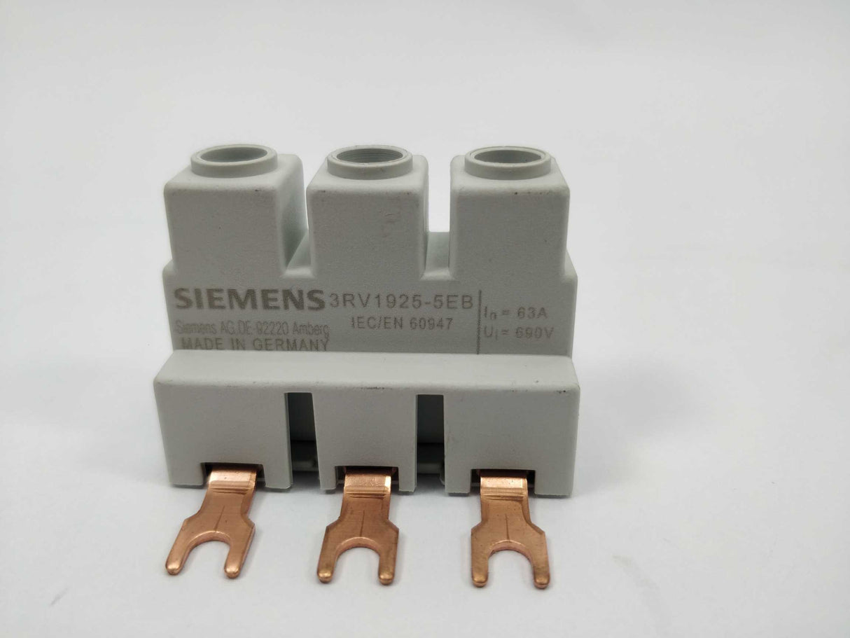 Siemens 3RV1925-5EB 3-Phase Supply Terminal