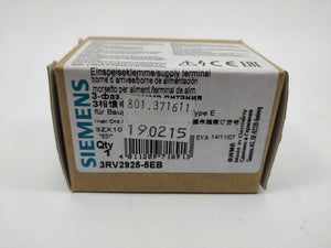 Siemens 3RV2925-5EB 3-Phase Supply Terminal