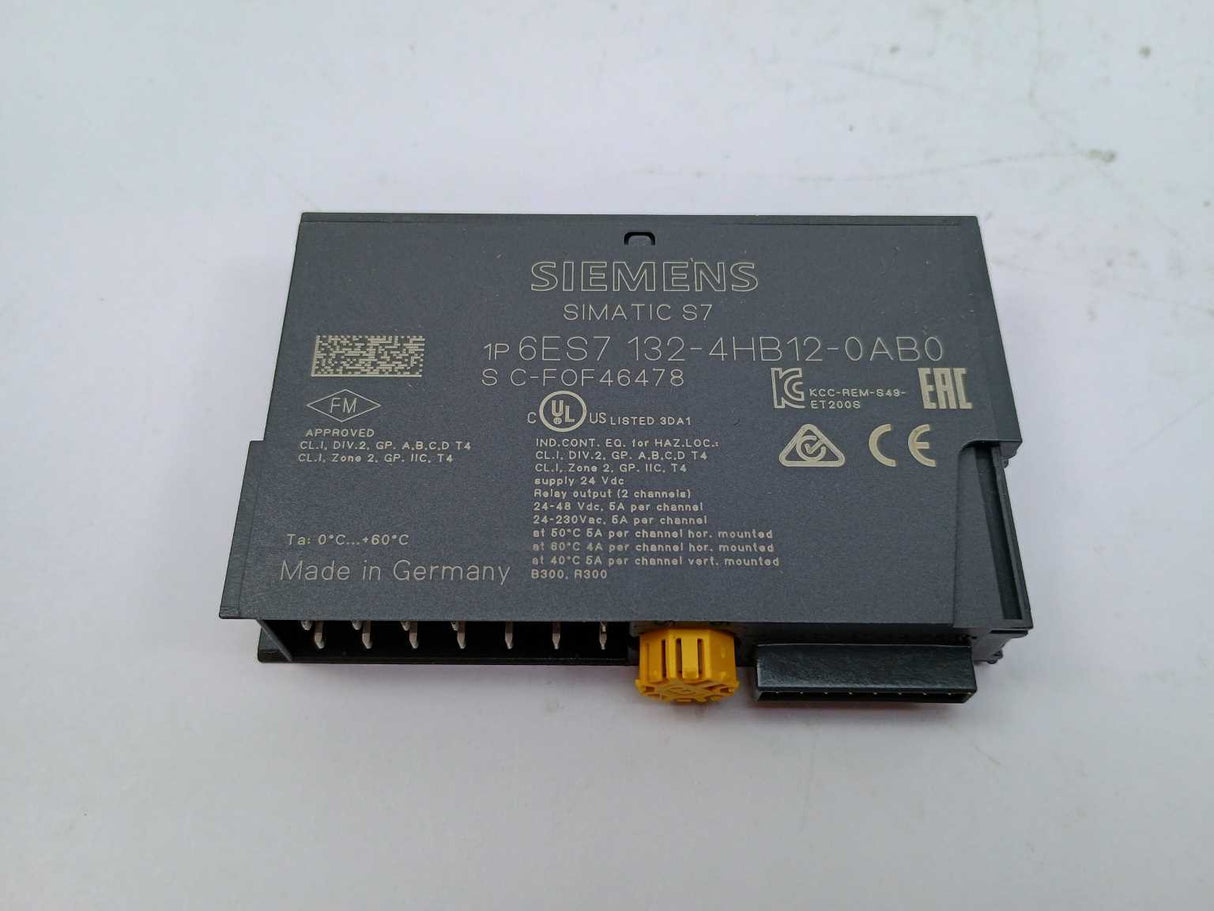 Siemens 6ES7132-4HB12-0AB0 Electronics Module