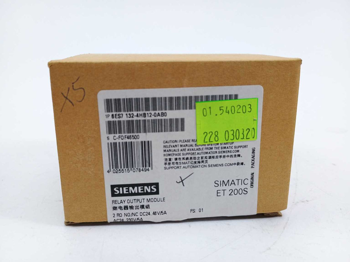 Siemens 6ES7132-4HB12-0AB0 Electronics Module