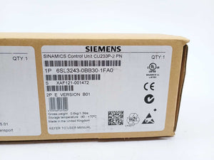 Siemens 6SL3243-0BB30-1FA0 CU230P-2 PN