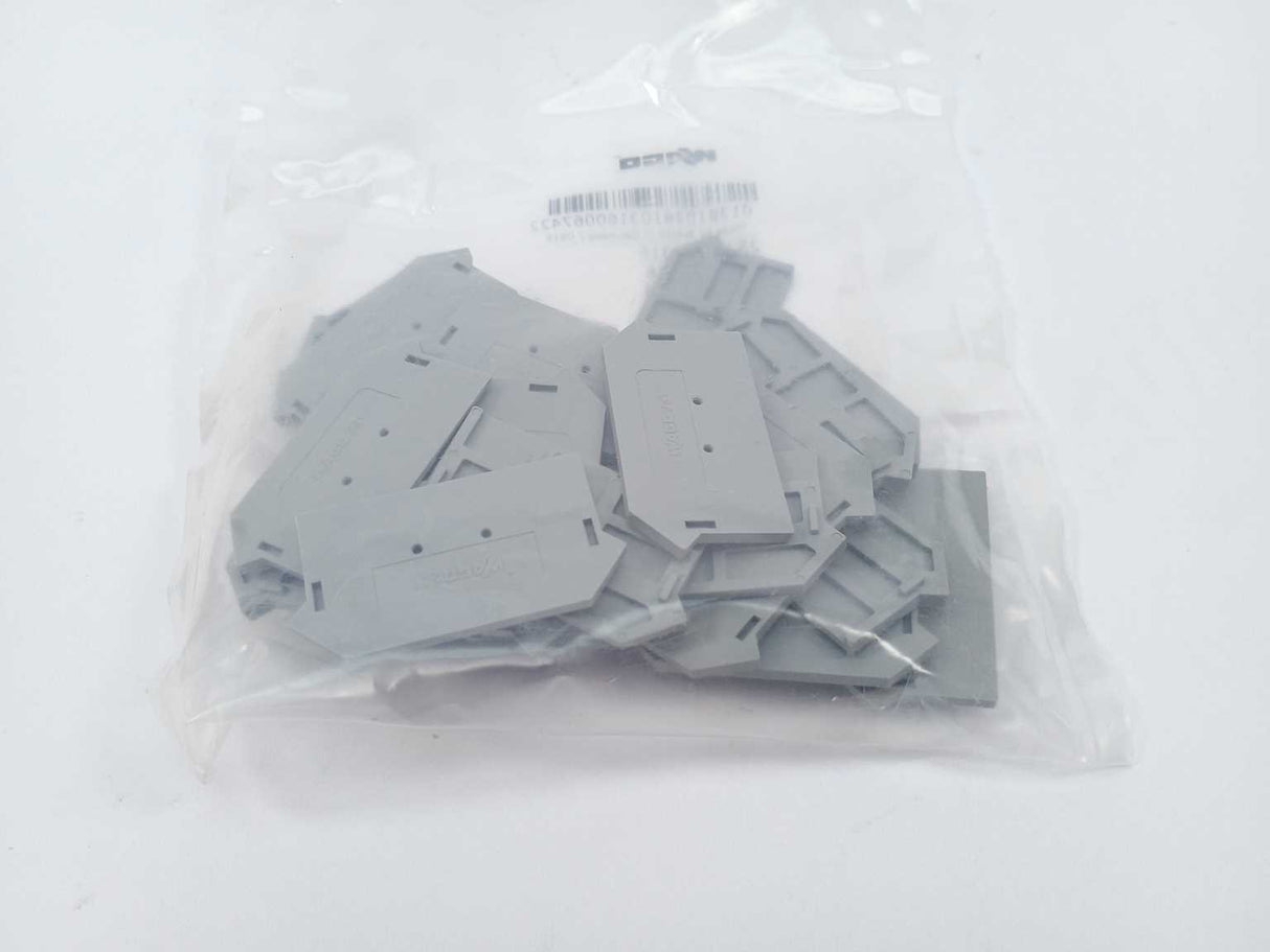 Wago 281-316 END PLATE 3mm GREY 100 Pcs