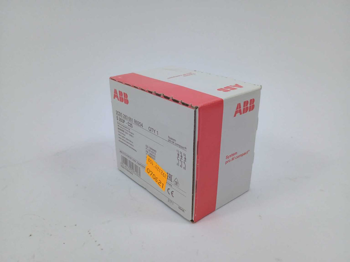 ABB 2CDS283001R0254 System pro M compact S 203P-C25 Miniature Circuit Breaker