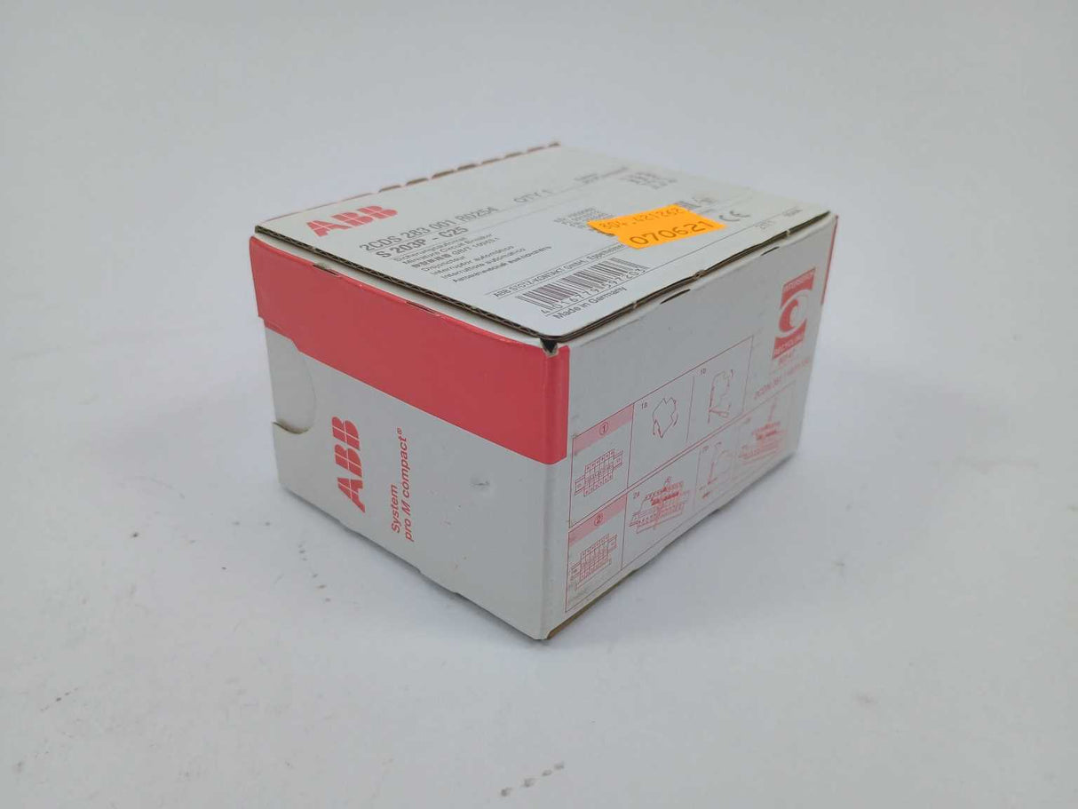 ABB 2CDS283001R0254 System pro M compact S 203P-C25 Miniature Circuit Breaker