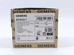 Siemens 5SY8432-7 MCB, Miniature Circuit Breaker