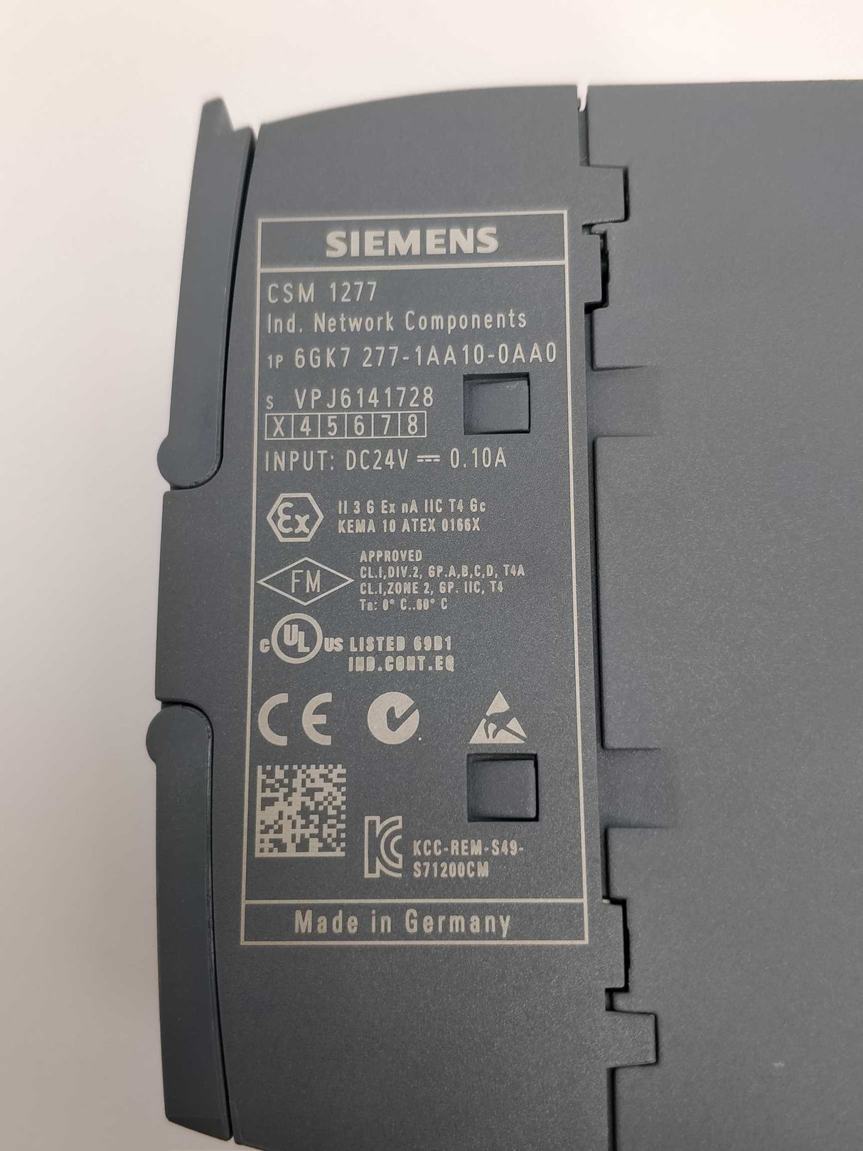 Siemens 6GK7277-1AA10-0AA0 Compact Switch Module CSM1277