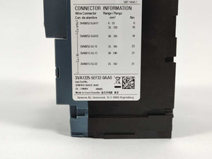 Siemens 3VA1225-5EF32-0AA0 Molded case circuit breaker 3VA1