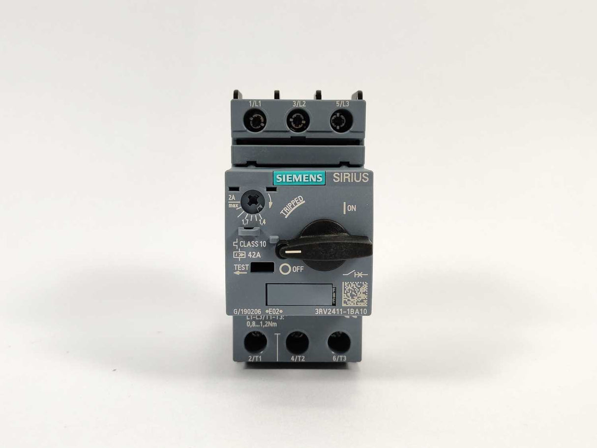 Siemens 3RV2411-1BA10 Circuit Breaker