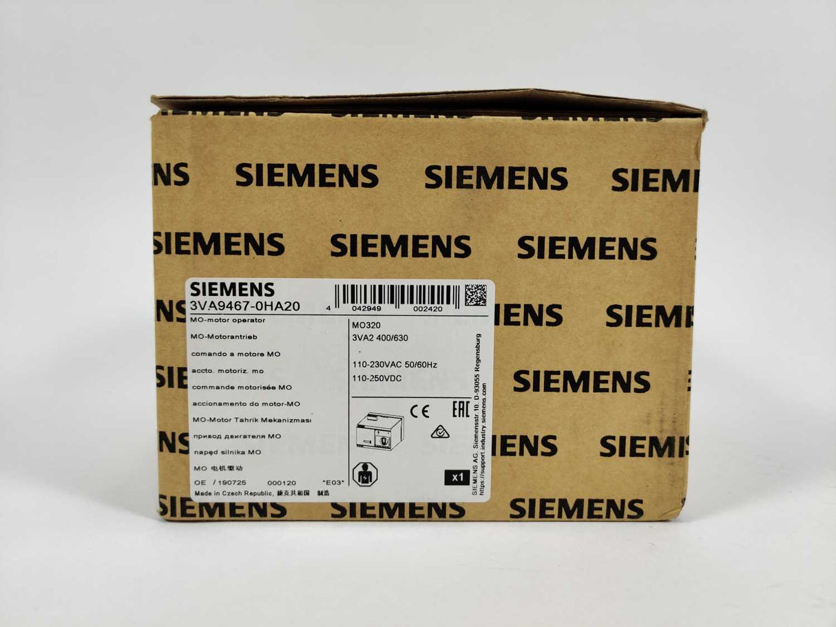 Siemens 3VA9467-0HA20 MO-motor operator