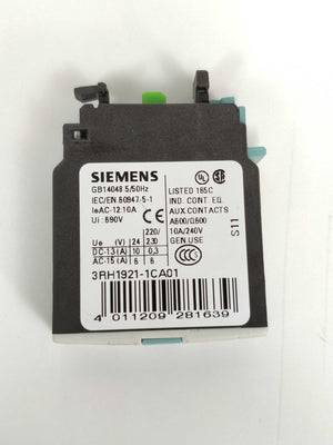 Siemens 3RH1921-1CA01 Auxiliary switch block