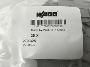 Wago 279-325 End and intermediate plate