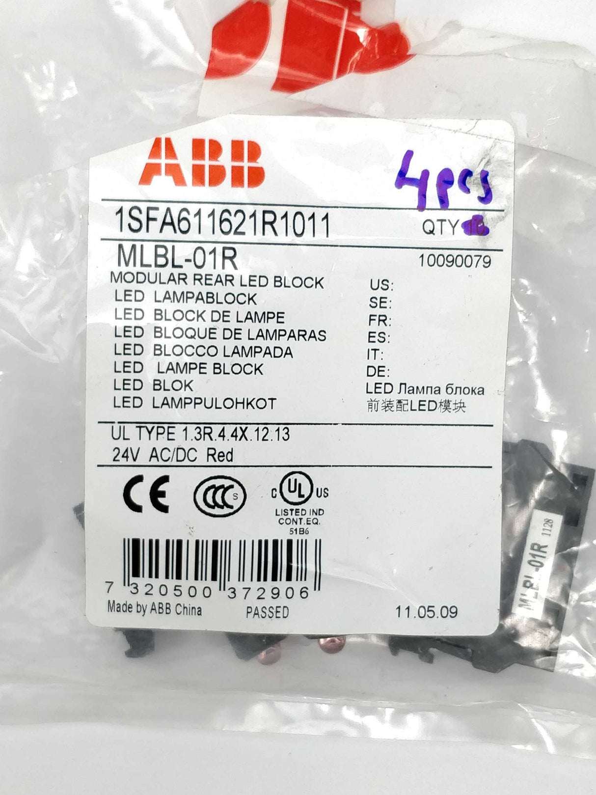 ABB MLBL-01R 1SFA611621R1011 LED block