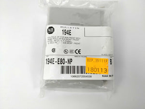 ALLEN-BRADLEY 194E-E80-NP Fourth pole, neutral terminal