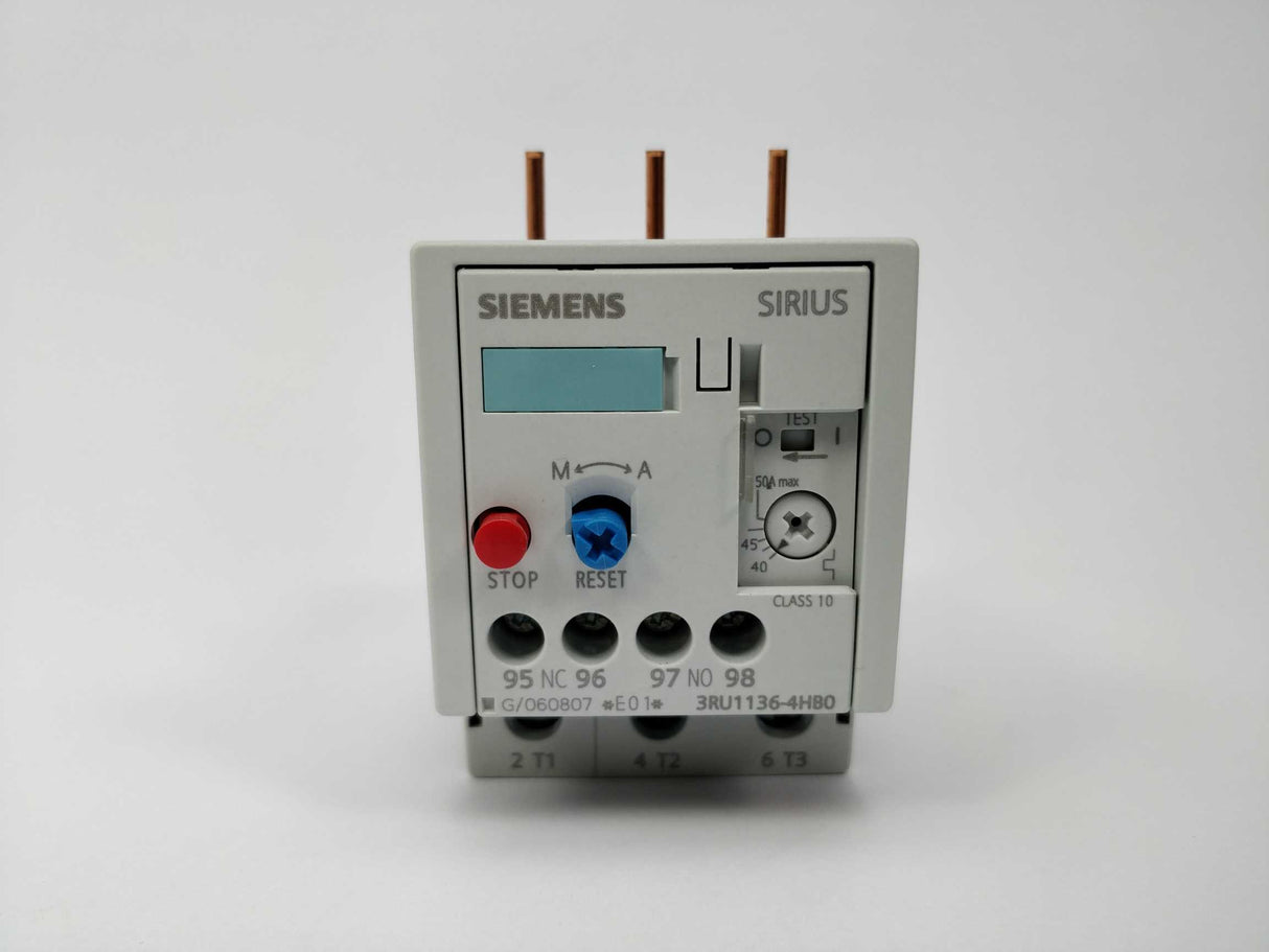 Siemens 3RU1163-4HB0 Overload relay