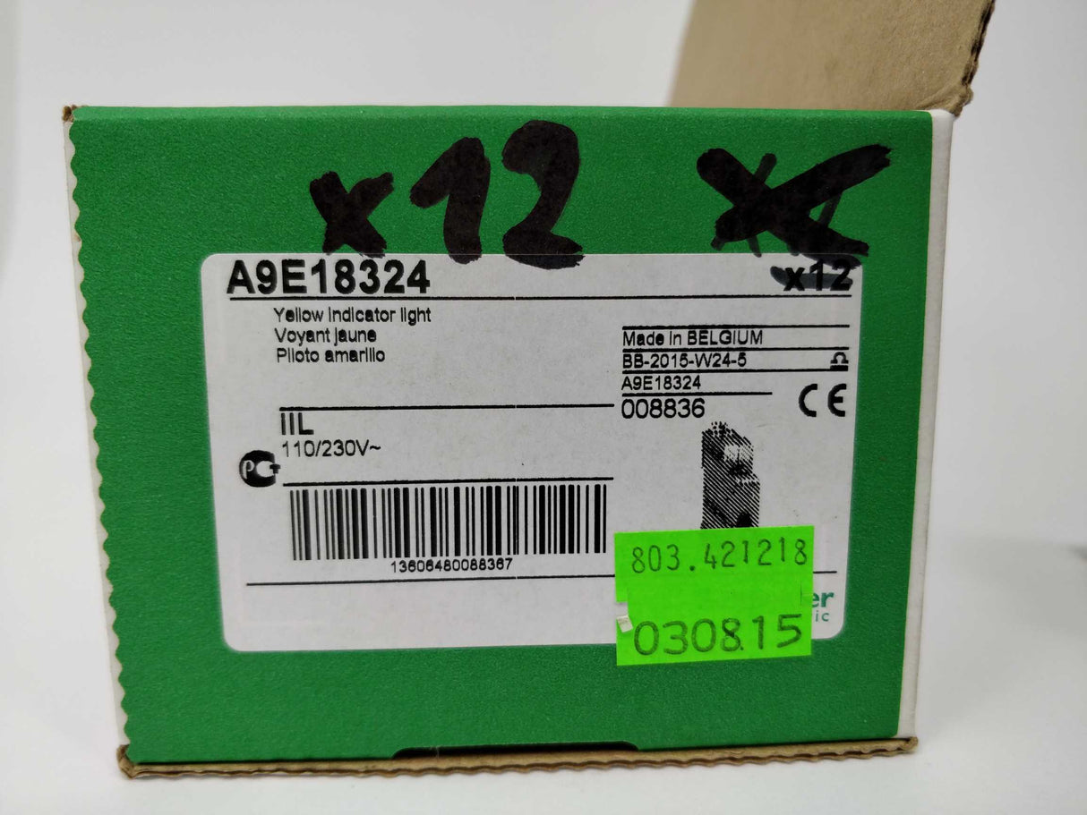 Schneider Electric A9E18324 Acti 9 Yellow indicator light