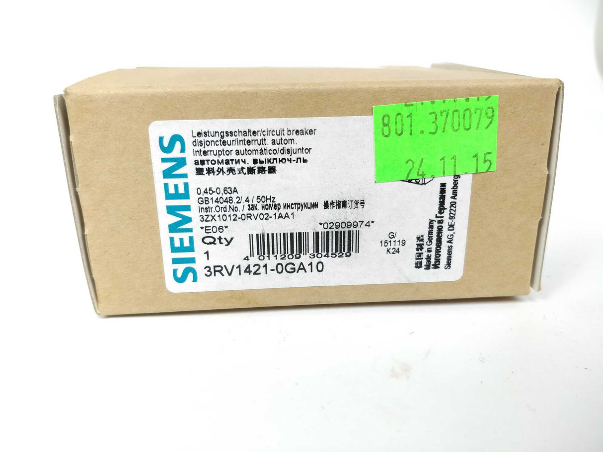 Siemens 3RV1421-0GA10