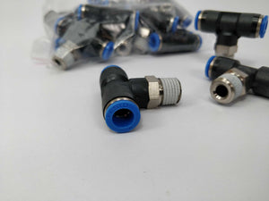 Festo QST-1/4-8 Threaded-to-Tube Tee Connector 20Pcs