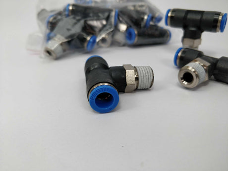 Festo QST-1/4-8 Threaded-to-Tube Tee Connector 20Pcs