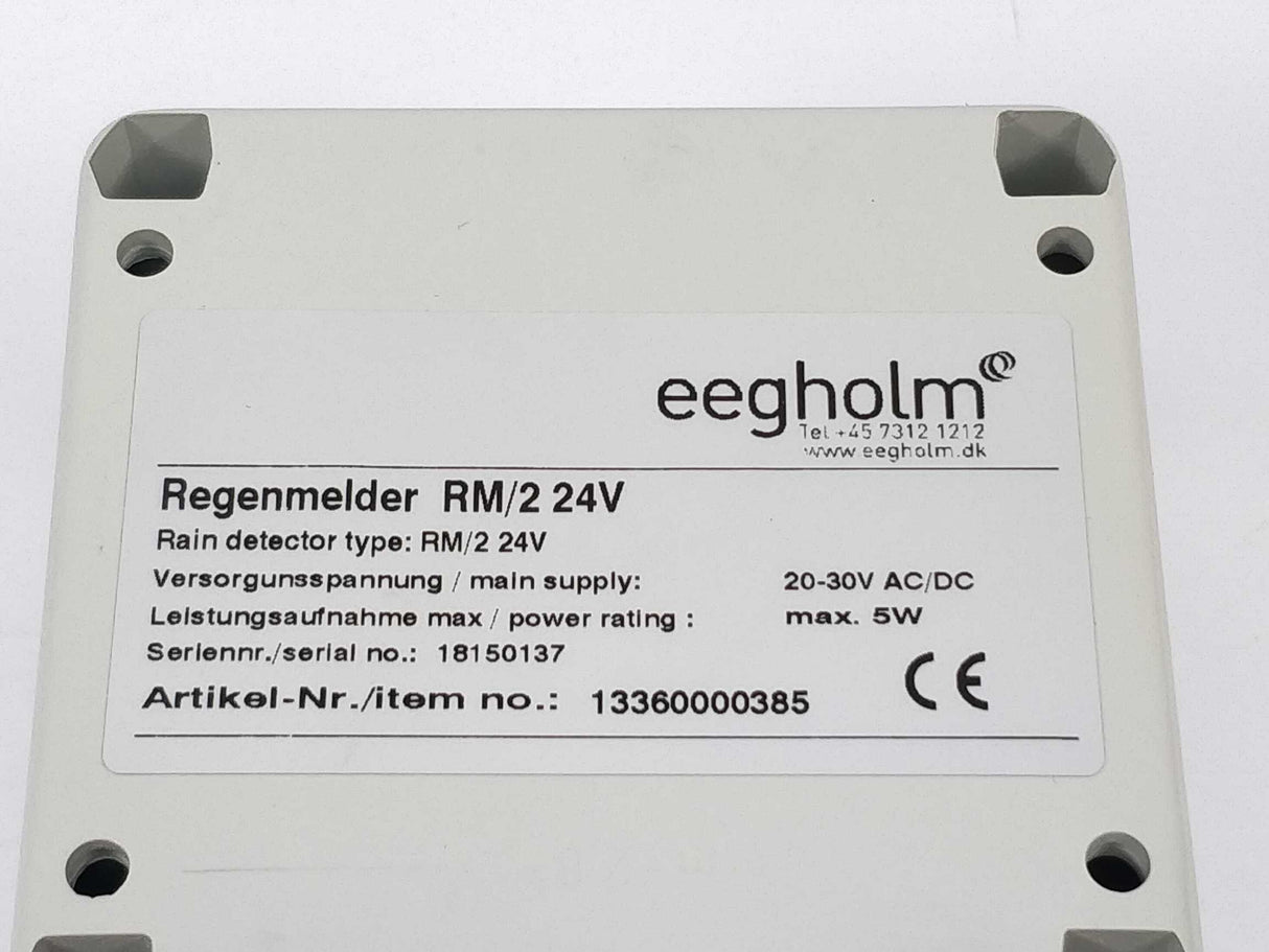 Eegholm 13360000385 RM/2 Rain detector 24V 20-30V AC/DC 5W