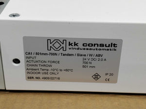 KK consult 6554 CA1/501mm-Tandem-2x700N/W