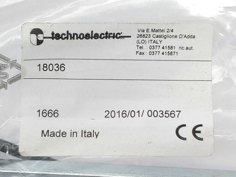 Technoelectric 18036 Extension shaft 300mm