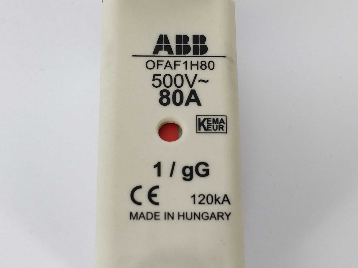 ABB 1SCA022627R4060 OFAF1H80 fuse 500V 80A 3pcs