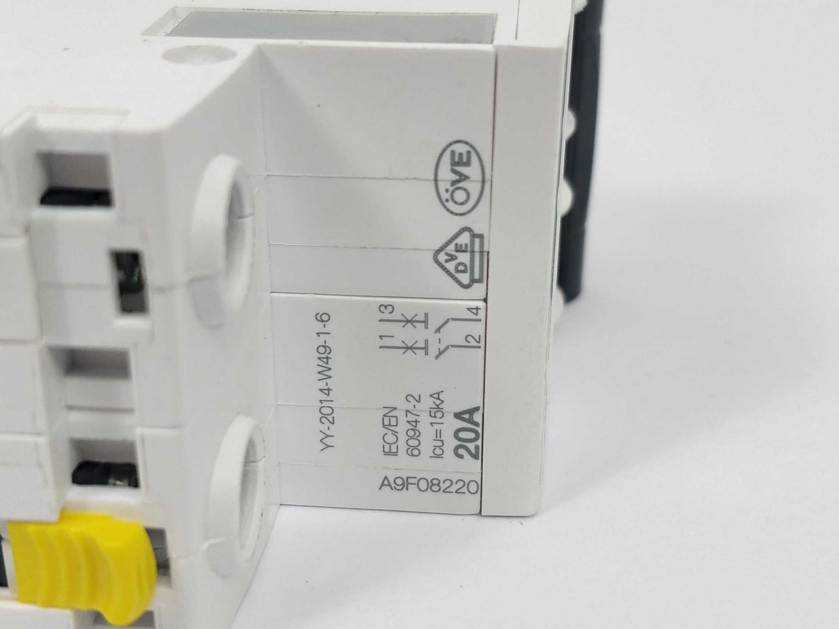 Schneider A9F08220 iC60H D 20A Miniature circuit-breaker