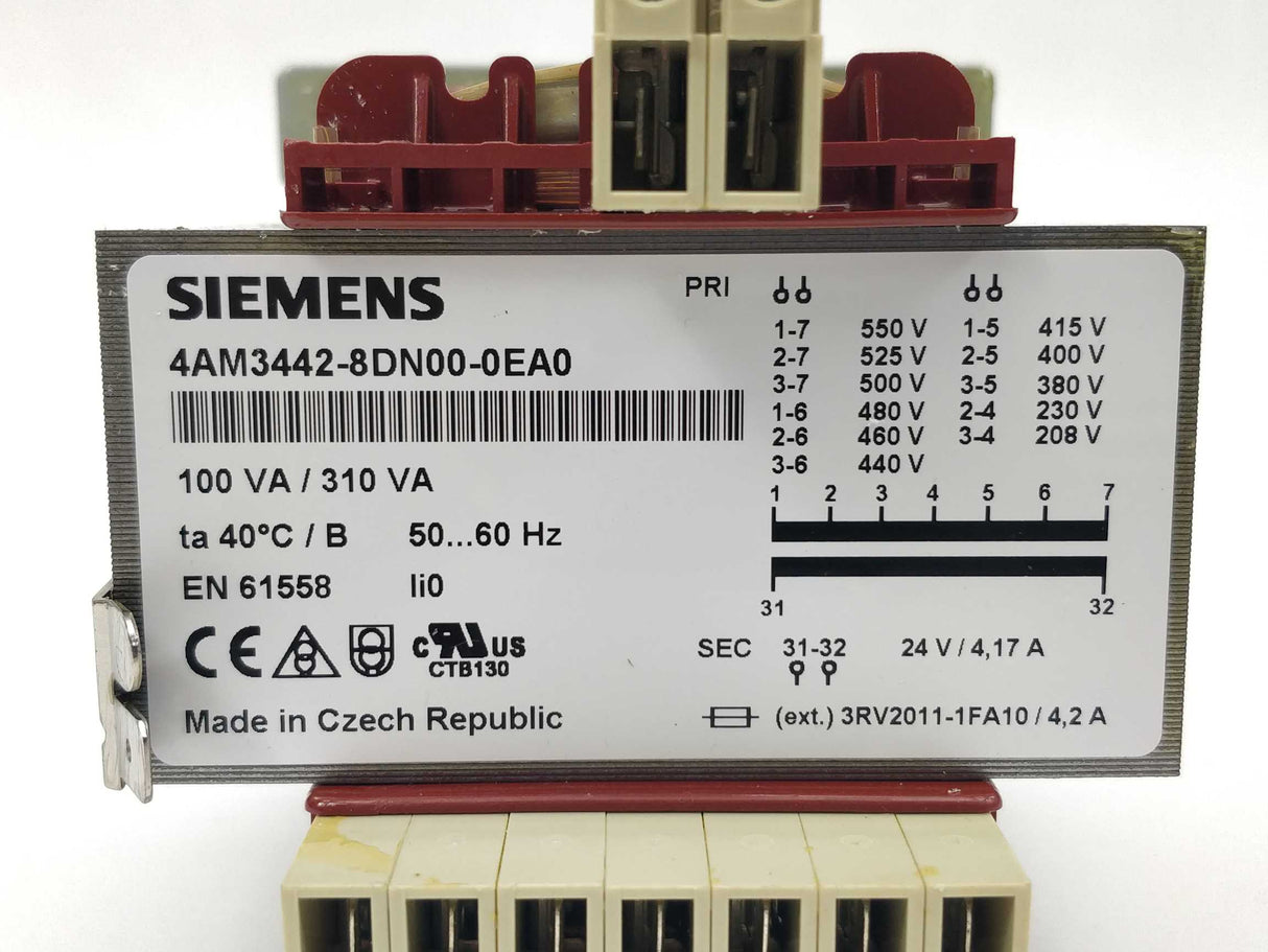 Siemens 4AM3442-8DN00-0EA0 SIitas transformator 100 VA/ 300 VA