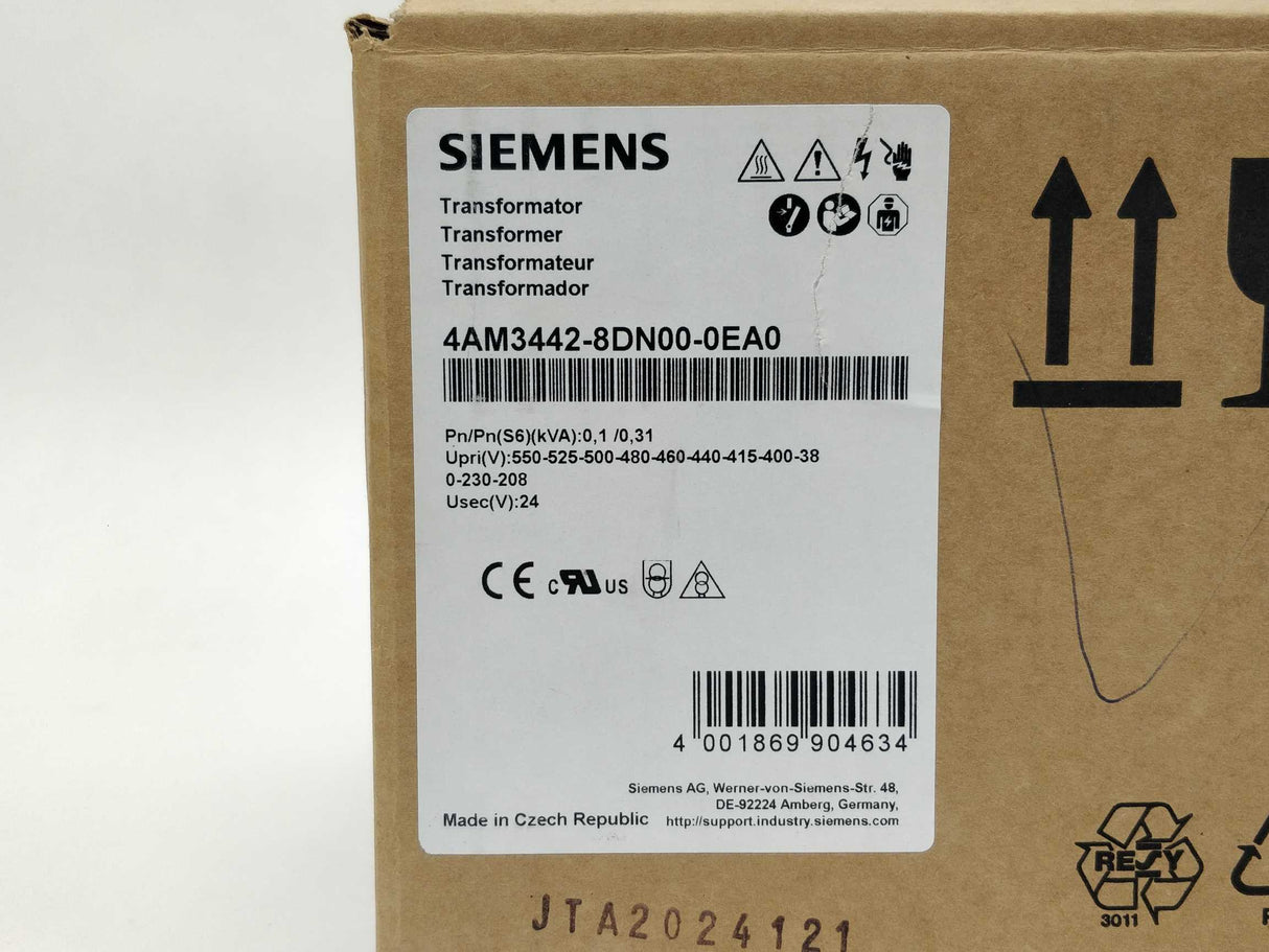 Siemens 4AM3442-8DN00-0EA0 SIitas transformator 100 VA/ 300 VA