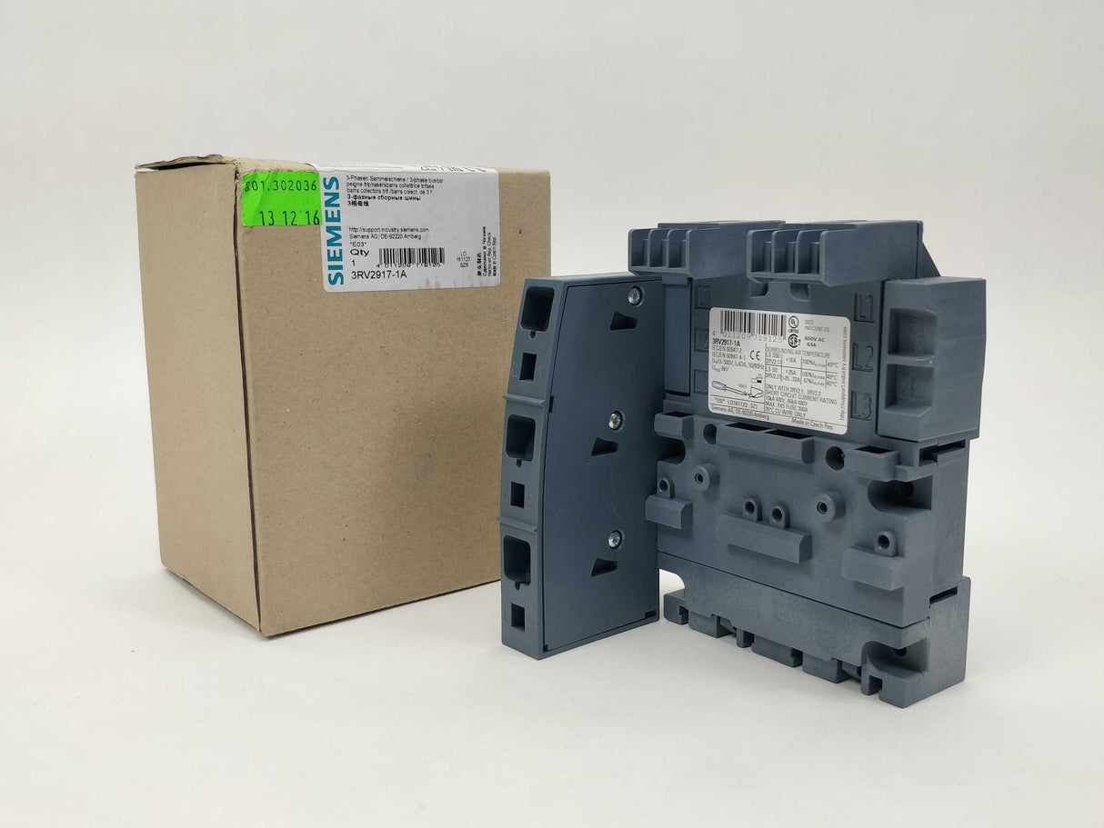 Siemens 3RV2917-1A 3-phase busbar